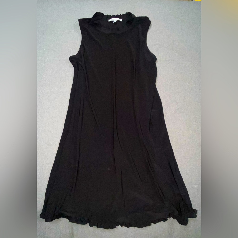 Tash and Sophie Ruffle High Neck Flowy Cocktail Dress